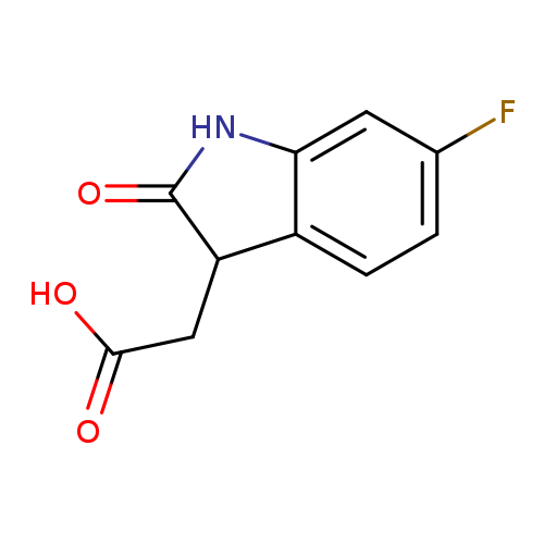 (6-fluoro-2-oxo-2,3-dihydro-1H-indol-3-yl)acetic acid
