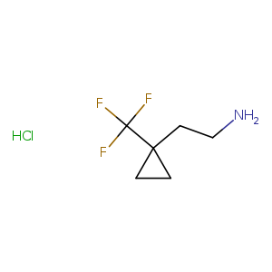 Cyclopropaneethanamine, 1-(trifluoromethyl)-, hydrochloride (1:1)