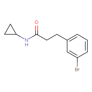 3-(3-Bromophenyl)-N-cyclopropylpropanamide