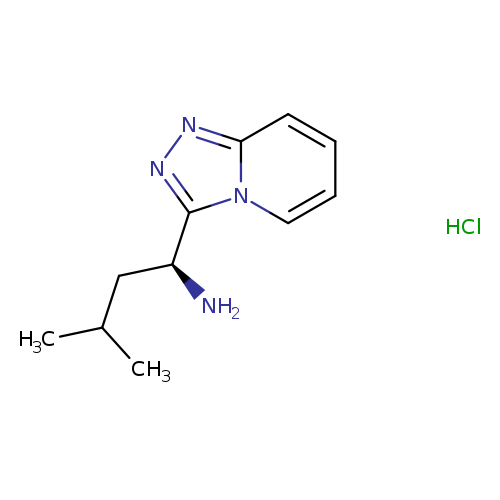 (1S)-3-methyl-1-{[1,2,4]triazolo[4,3-a]pyridin-3-yl}butan-1-amine hydrochloride