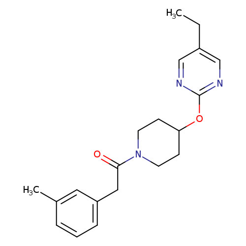 1-{4-[(5-ethylpyrimidin-2-yl)oxy]piperidin-1-yl}-2-(3-methylphenyl)ethan-1-one
