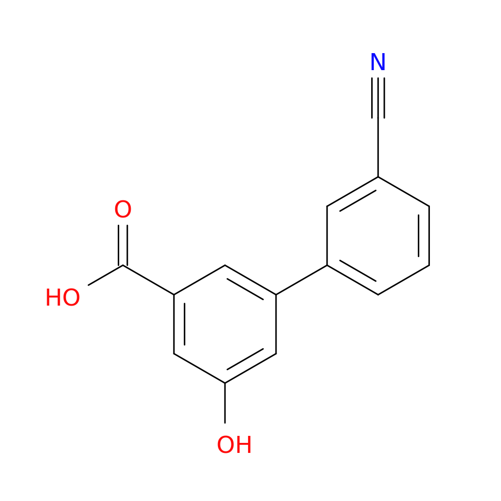 3'-Cyano-5-hydroxy-[1,1'-biphenyl]-3-carboxylic acid