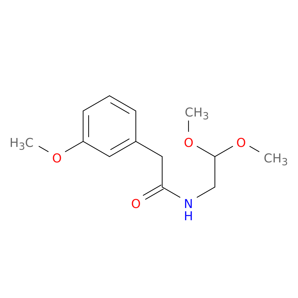 Benzeneacetamide, N-(2,2-dimethoxyethyl)-3-methoxy-