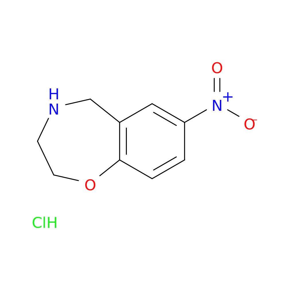 7-Nitro-2,3,4,5-tetrahydro-1,4-benzoxazepine hydrochloride