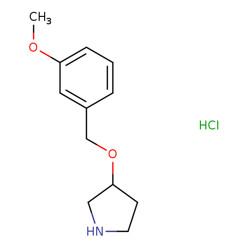 3-((3-Methoxybenzyl)oxy)pyrrolidine hydrochloride