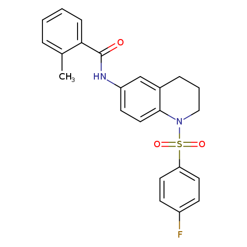 N-[1-(4-fluorobenzenesulfonyl)-1,2,3,4-tetrahydroquinolin-6-yl]-2-methylbenzamide