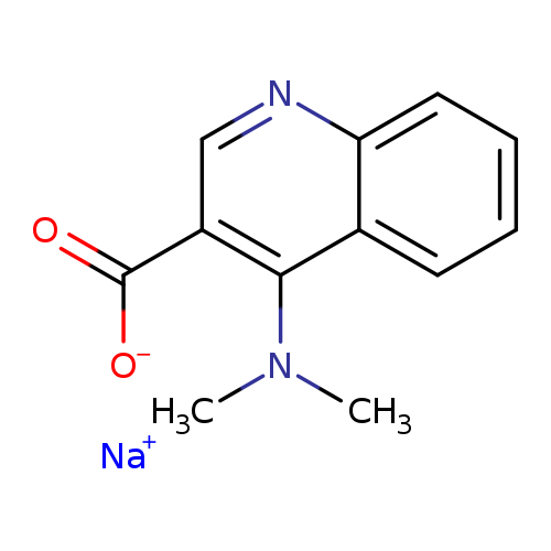 sodium 4-(dimethylamino)quinoline-3-carboxylate