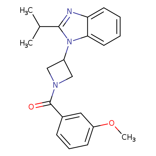 1-[1-(3-methoxybenzoyl)azetidin-3-yl]-2-(propan-2-yl)-1H-1,3-benzodiazole