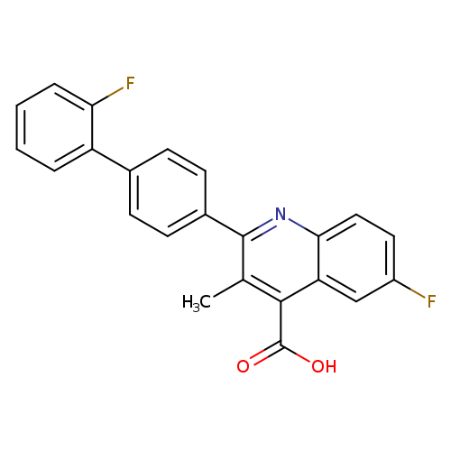 6-Fluoro-2-(2'-fluoro-[1,1'-biphenyl]-4-yl)-3-methylquinoline-4-carboxylic acid