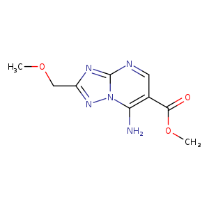Methyl 7-amino-2-(methoxymethyl)[1,2,4]triazolo[1,5-a]pyrimidine-6-carboxylate