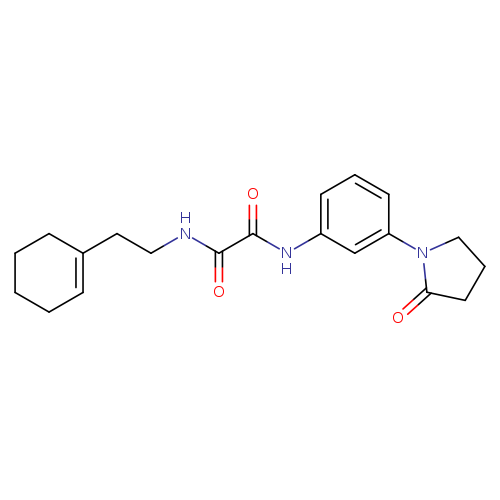 N'-[2-(cyclohex-1-en-1-yl)ethyl]-N-[3-(2-oxopyrrolidin-1-yl)phenyl]ethanediamide