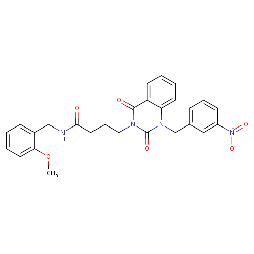 N-[(2-methoxyphenyl)methyl]-4-{1-[(3-nitrophenyl)methyl]-2,4-dioxo-1,2,3,4-tetrahydroquinazolin-3-yl}butanamide