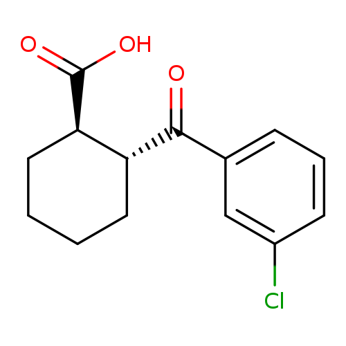 trans-2-(3-Chlorobenzoyl)cyclohexane-1-carboxylic acid