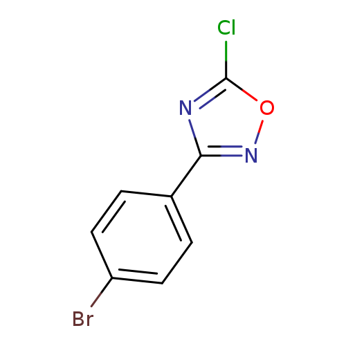 3-(4-bromophenyl)-5-chloro-1,2,4-oxadiazole