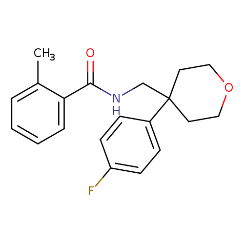 N-{[4-(4-fluorophenyl)oxan-4-yl]methyl}-2-methylbenzamide