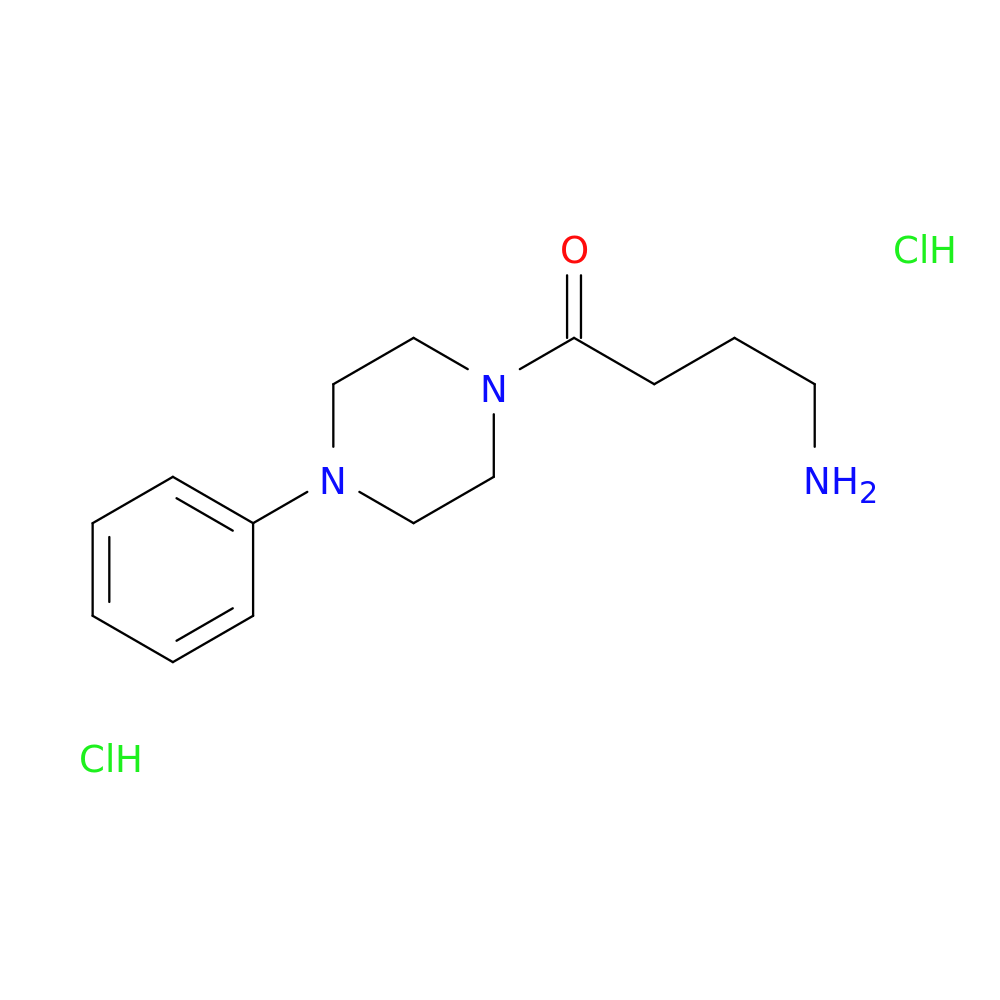 4-Amino-1-(4-phenylpiperazin-1-yl)butan-1-one dihydrochloride