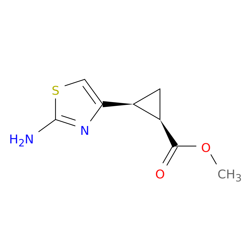 rac-methyl (1R,2S)-2-(2-amino-1,3-thiazol-4-yl)cyclopropane-1-carboxylate