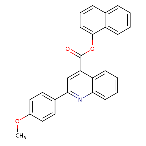 Naphthalen-1-yl 2-(4-methoxyphenyl)quinoline-4-carboxylate