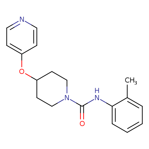 N-(2-methylphenyl)-4-(pyridin-4-yloxy)piperidine-1-carboxamide