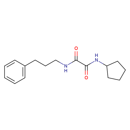 N-cyclopentyl-N'-(3-phenylpropyl)ethanediamide
