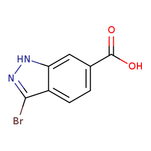 1H-Indazole-6-carboxylic acid, 3-bromo-