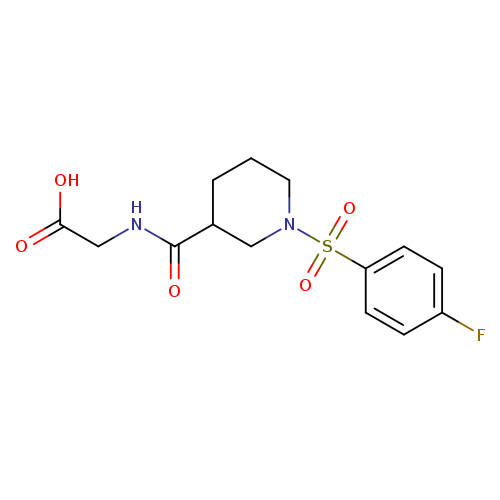 2-{[1-(4-fluorobenzenesulfonyl)piperidin-3-yl]formamido}acetic acid