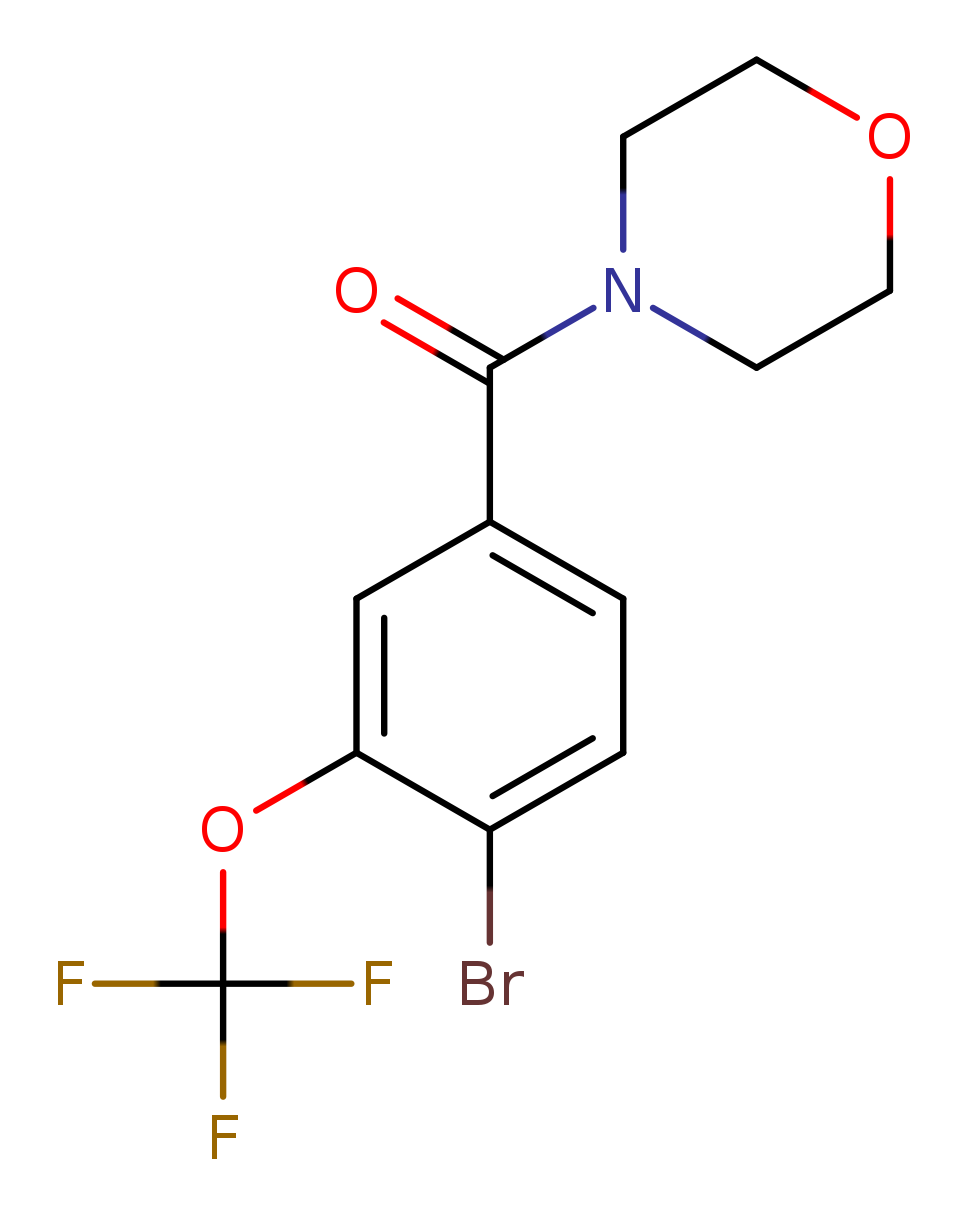 (4-Bromo-3-(trifluoromethoxy)phenyl)(morpholino)methanone