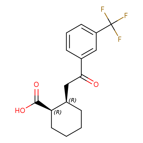 cis-2-[2-Oxo-2-(3-trifluoromethylphenyl)ethyl]cyclohexane-1-carboxylic acid