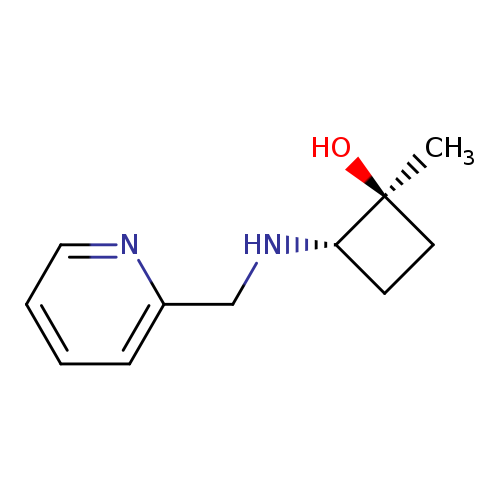"(1S,2S)-1-methyl-2-{[(pyridin-2-yl)methyl]amino}cyclobutan-1-ol"