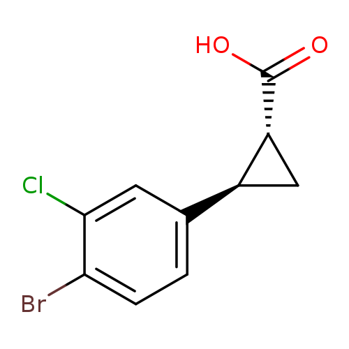 rac-(1R,2R)-2-(4-bromo-3-chlorophenyl)cyclopropane-1-carboxylicacid,trans