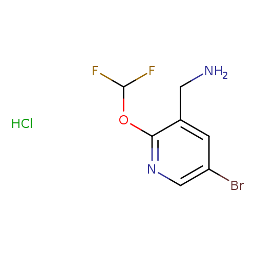 (5-Bromo-2-(difluoromethoxy)pyridin-3-yl)methanamine hydrochloride