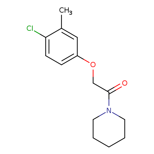 1-[(4-chloro-3-methylphenoxy)acetyl]piperidine