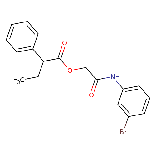 [(3-bromophenyl)carbamoyl]methyl 2-phenylbutanoate