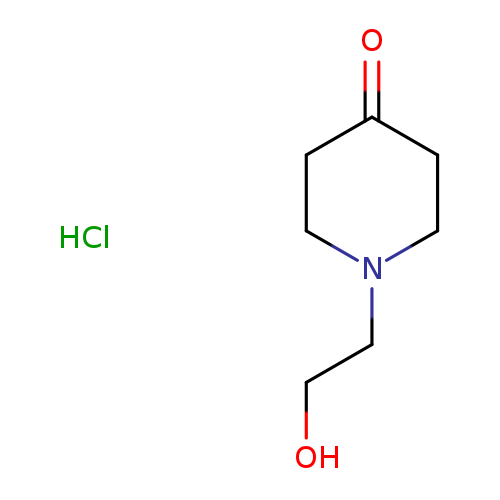 1-(2-hydroxyethyl)piperidin-4-one hydrochloride