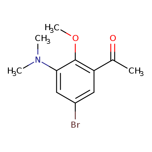 1-(5-Bromo-3-dimethylamino-2-methoxy-phenyl)-ethanone