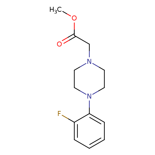 methyl 2-[4-(2-fluorophenyl)piperazin-1-yl]acetate
