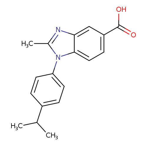 1-(4-isopropylphenyl)-2-methyl-1H-benzimidazole-5-carboxylic acid