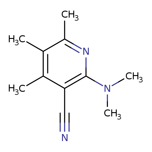 "2-(dimethylamino)-4,5,6-trimethylpyridine-3-carbonitrile"