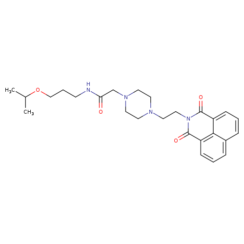 2-[4-(2-{2,4-dioxo-3-azatricyclo[7.3.1.0^{5,13}]trideca-1(13),5,7,9,11-pentaen-3-yl}ethyl)piperazin-1-yl]-N-[3-(propan-2-yloxy)propyl]acetamide