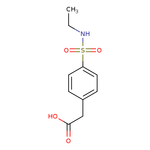 2-[4-(ethylsulfamoyl)phenyl]acetic acid