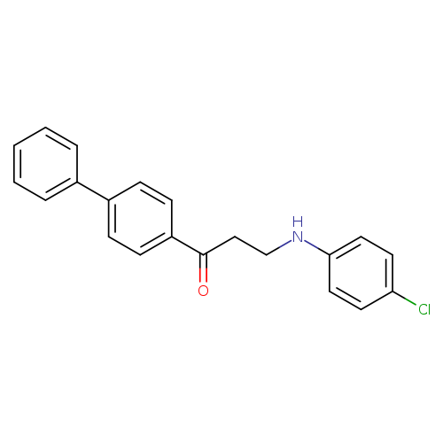 1-{[1,1'-biphenyl]-4-yl}-3-[(4-chlorophenyl)amino]propan-1-one