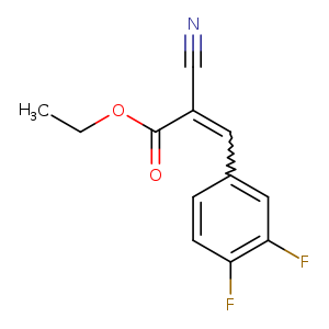 ethyl 2-cyano-3-(3,4-difluorophenyl)prop-2-enoate