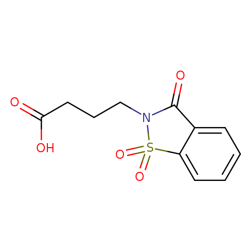 1,2-Benzisothiazole-2(3h)-butanoic acid, 3-oxo-, 1,1-dioxide
