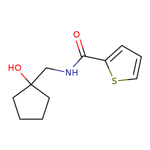 N-[(1-hydroxycyclopentyl)methyl]thiophene-2-carboxamide