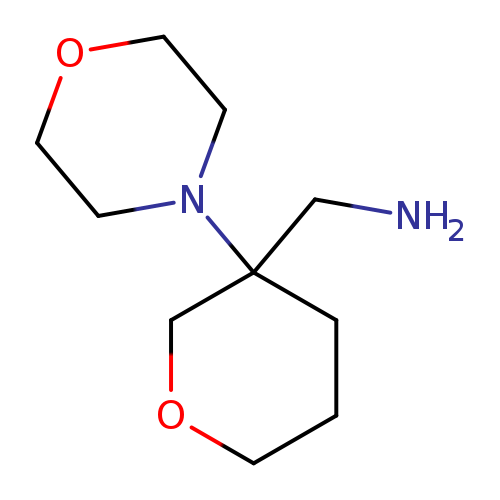 [3-(morpholin-4-yl)oxan-3-yl]methanamine