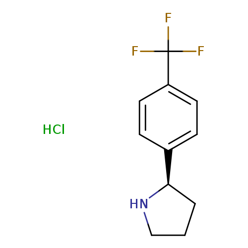 Pyrrolidine, 2-[4-(trifluoromethyl)phenyl]-, hydrochloride (1:1), (2R)-