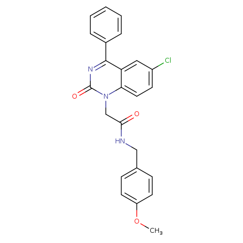 2-(6-chloro-2-oxo-4-phenyl-1,2-dihydroquinazolin-1-yl)-N-[(4-methoxyphenyl)methyl]acetamide