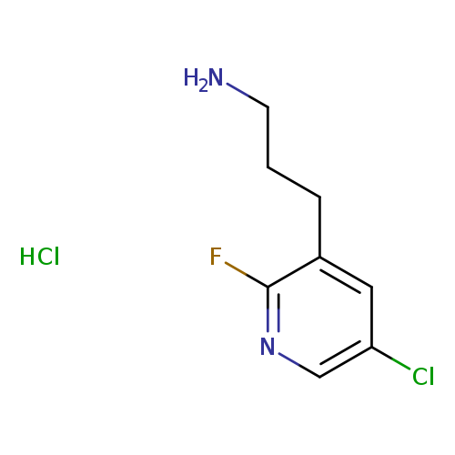 3-(5-chloro-2-fluoropyridin-3-yl)propan-1-aminehydrochloride