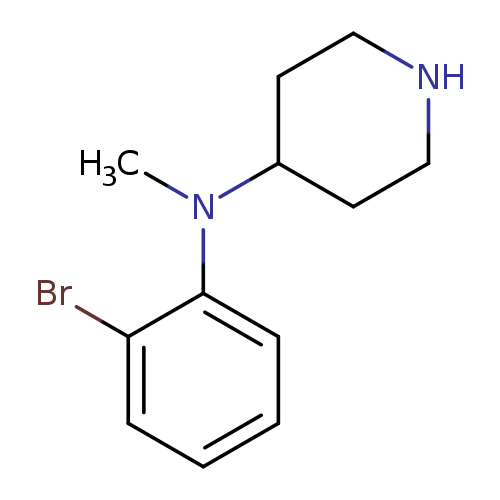 (2-Bromo-phenyl)-methyl-piperidin-4-yl-amine