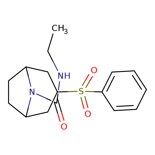 3-(benzenesulfonyl)-N-ethyl-8-azabicyclo[3.2.1]octane-8-carboxamide